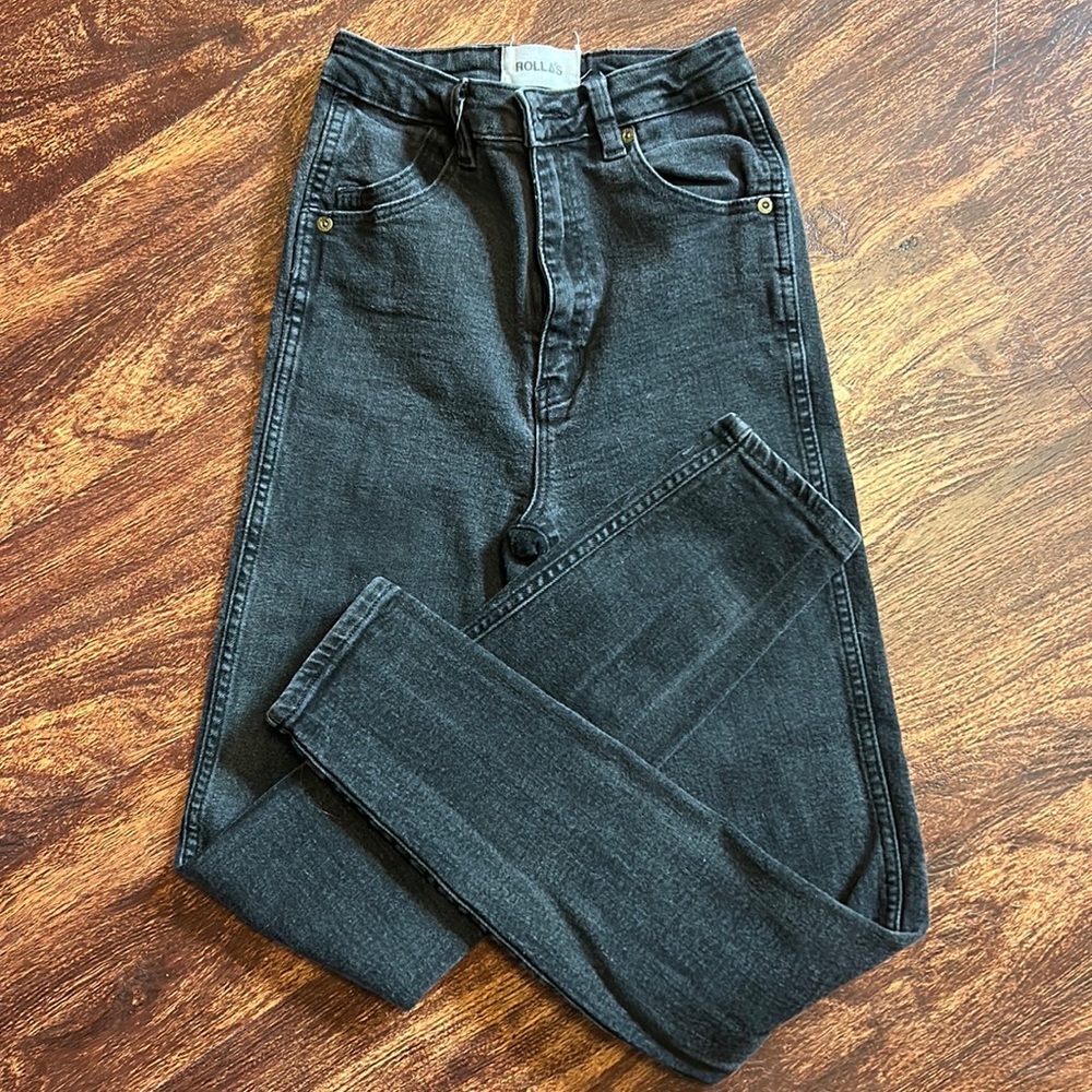 Rolla's High Waist Black Denim Jeans